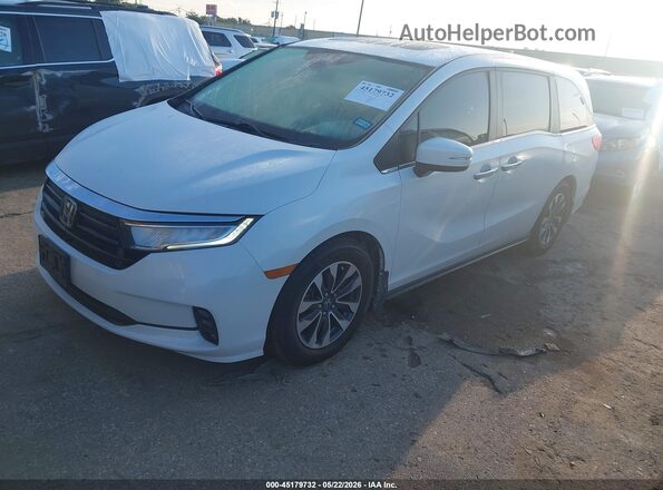 5FNRL6H71NB013111 2022 HONDA ODYSSEY White Vista tres cuartos delantera izquierda