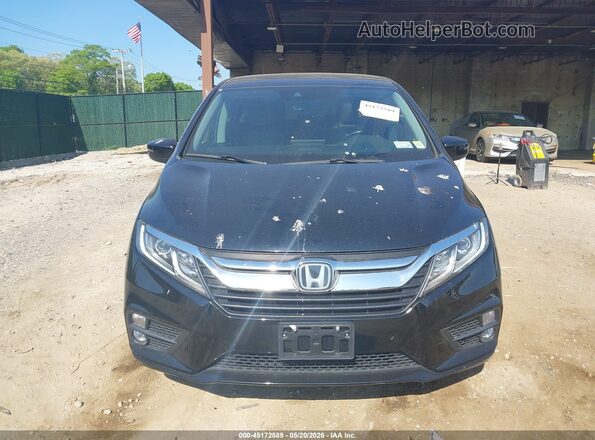 5FNRL6H72JB082674 2018 HONDA ODYSSEY Black ხელსაწყოთა პანელის ხედი