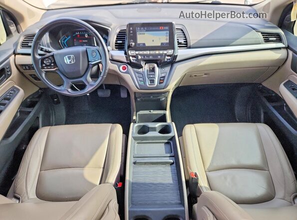 5FNRL6H72JB092265 2018 HONDA ODYSSEY White Widok deski rozdzielczej