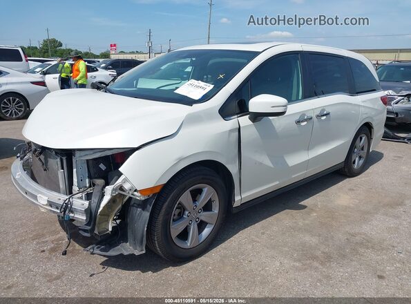 5FNRL6H72KB074074 2019 HONDA ODYSSEY White წინა მარცხენა ხედი სამი მეოთხედიდან