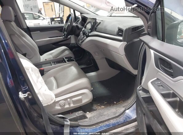 5FNRL6H72NB048949 2022 HONDA ODYSSEY Dark Blue Вид салону спереду