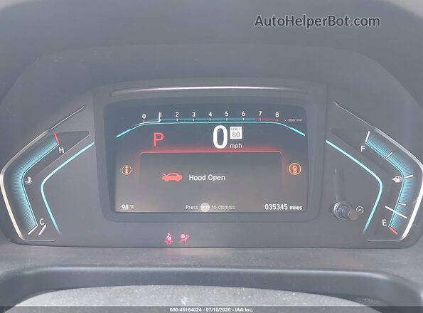 5FNRL6H72NB048949 2022 HONDA ODYSSEY Dark Blue Вид задніх сидінь