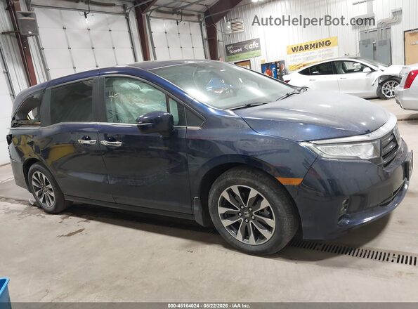 5FNRL6H72NB048949 2022 HONDA ODYSSEY Dark Blue Вид задньої частини салону