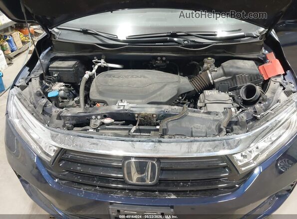 5FNRL6H72NB048949 2022 HONDA ODYSSEY Dark Blue Вид ззаду