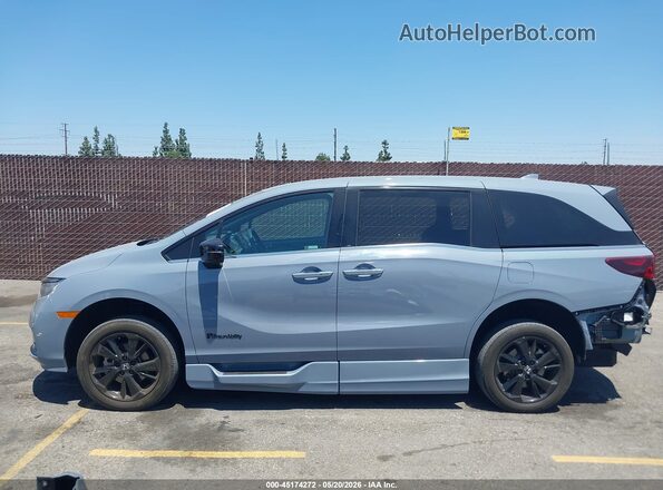 5FNRL6H72PB022368 2023 HONDA ODYSSEY Gray 