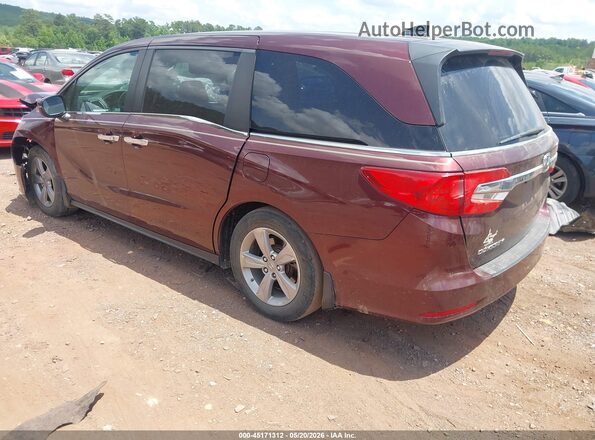 5FNRL6H73KB030181 2019 HONDA ODYSSEY Burgundy უკანა მარცხენა