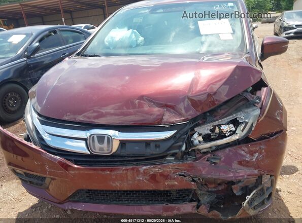5FNRL6H73KB030181 2019 HONDA ODYSSEY Burgundy წინა ხედი