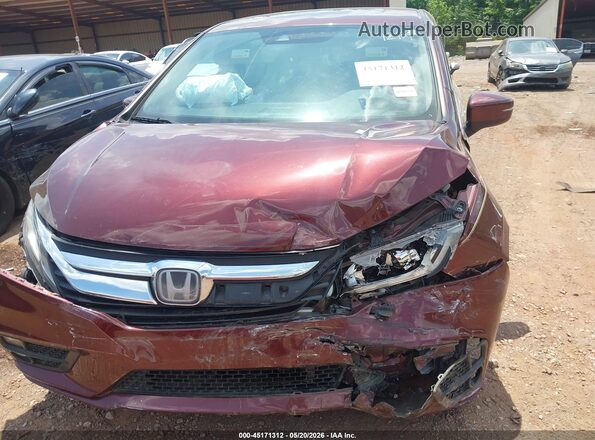 5FNRL6H73KB030181 2019 HONDA ODYSSEY Burgundy წინა პანელის ხედი