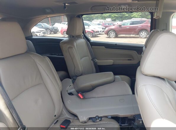 5FNRL6H73KB030181 2019 HONDA ODYSSEY Burgundy VIN კოდის სტიკერის ხედი
