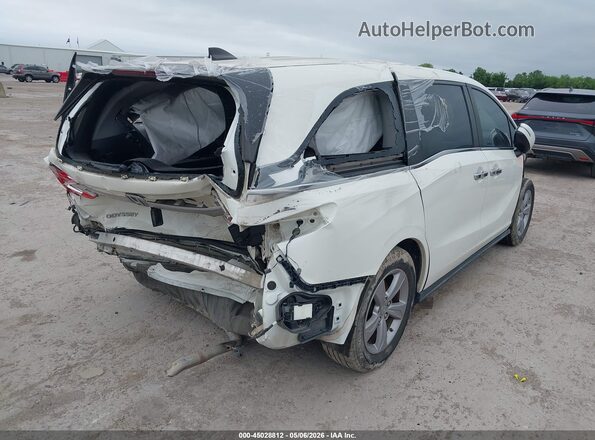5FNRL6H73KB081115 2019 HONDA ODYSSEY White Trasero derecho