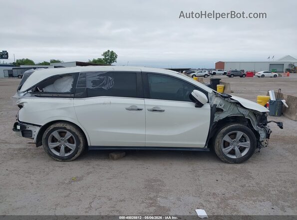 5FNRL6H73KB081115 2019 HONDA ODYSSEY White Vista interior de 360 grados
