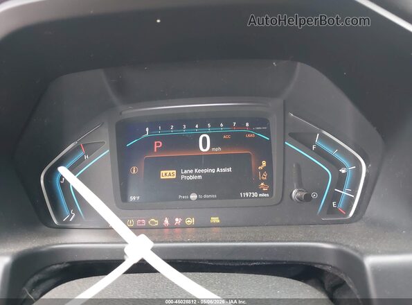 5FNRL6H73KB081115 2019 HONDA ODYSSEY White Vista de los asientos traseros