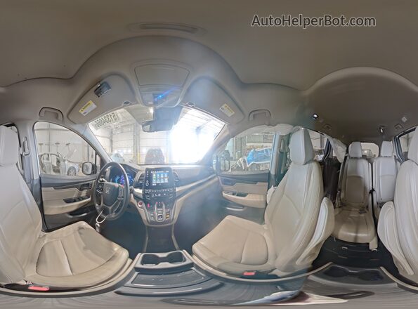 5FNRL6H73KB086055 2019 HONDA ODYSSEY White Панорамний вид салону 360°