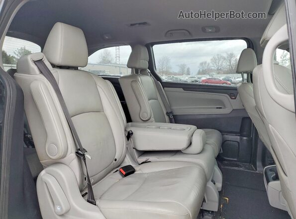 5FNRL6H73KB107826 2019 HONDA ODYSSEY Gray უკანა სალონის ხედი