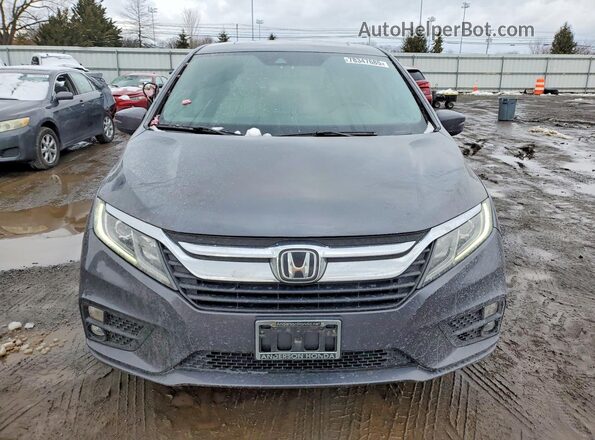 5FNRL6H73KB107826 2019 HONDA ODYSSEY Gray წინა ხედი