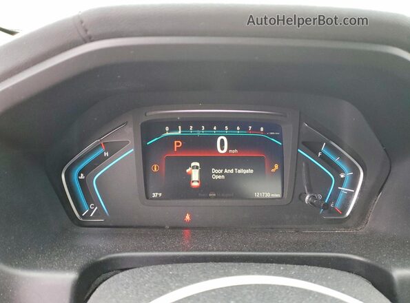 5FNRL6H73KB107826 2019 HONDA ODYSSEY Gray ხელსაწყოთა პანელის ხედი