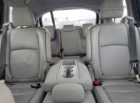5FNRL6H73KB107826 2019 HONDA ODYSSEY Gray უკანა სავარძლების ხედი