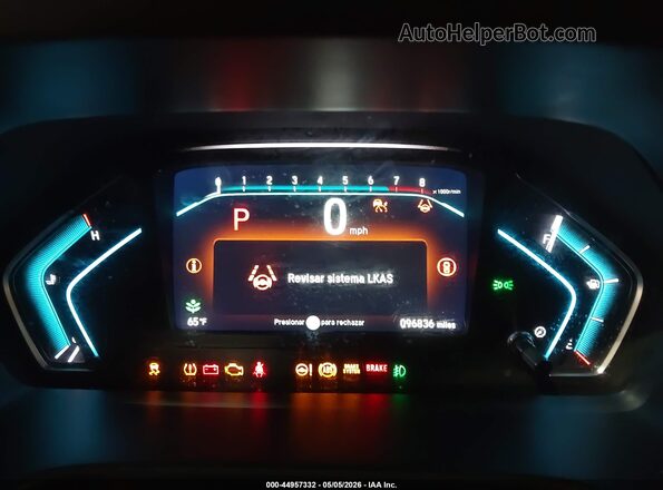 5FNRL6H73MB010564 2021 HONDA ODYSSEY Black Հետևի նստատեղերի տեսք