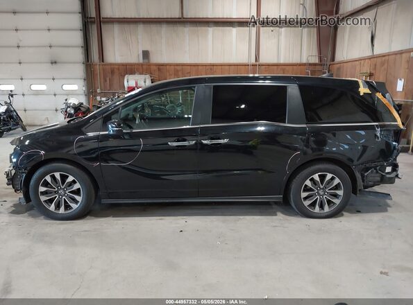 5FNRL6H73MB010564 2021 HONDA ODYSSEY Black Սալոնի 360 աստիճան տեսք