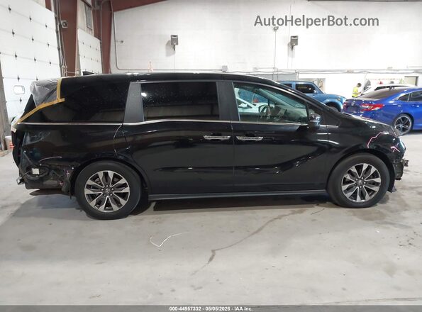 5FNRL6H73MB010564 2021 HONDA ODYSSEY Black Սալոնի հետևի տեսք
