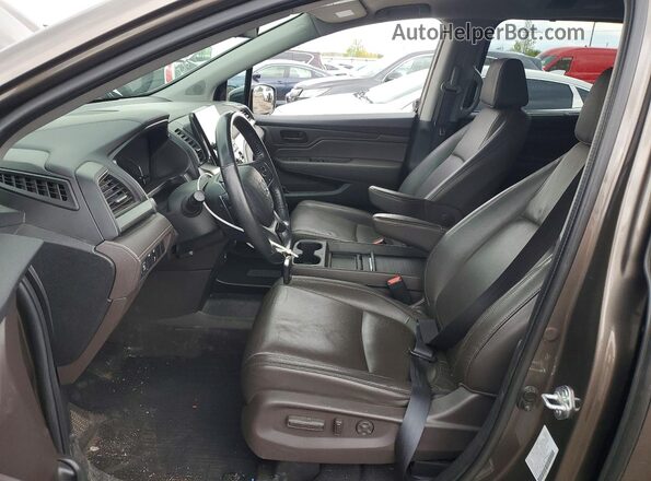5FNRL6H73NB011828 2022 HONDA ODYSSEY Серый Вид салона спереди