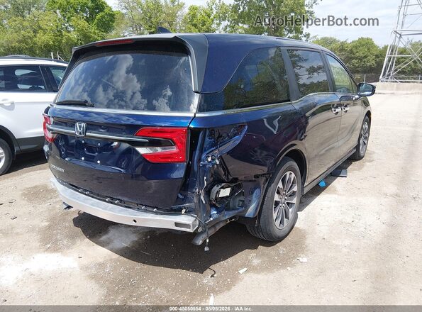 5FNRL6H73NB048605 2022 HONDA ODYSSEY Dark Blue Задня права чверть