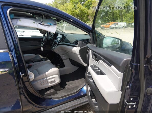 5FNRL6H73NB048605 2022 HONDA ODYSSEY Dark Blue Вид салону спереду