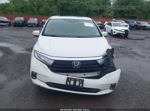 5FNRL6H73NB053271 2022 HONDA ODYSSEY White ხელსაწყოთა პანელის ხედი