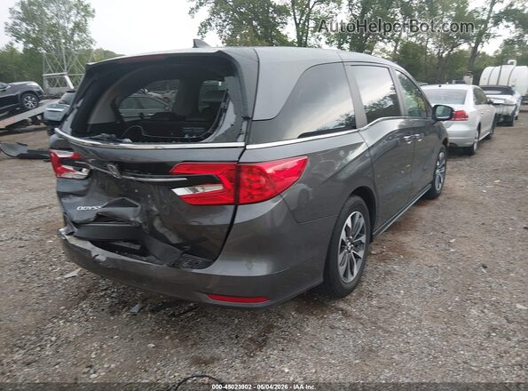 5FNRL6H73NB065288 2022 HONDA ODYSSEY Gray Trasero derecho