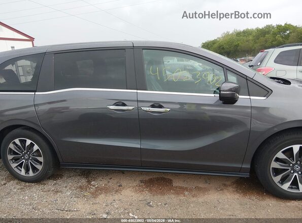 5FNRL6H73NB065288 2022 HONDA ODYSSEY Gray Vista interior trasera