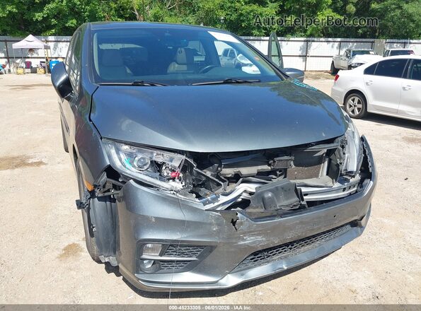 5FNRL6H74JB006647 2018 HONDA ODYSSEY Gray Դիմացի տեսք