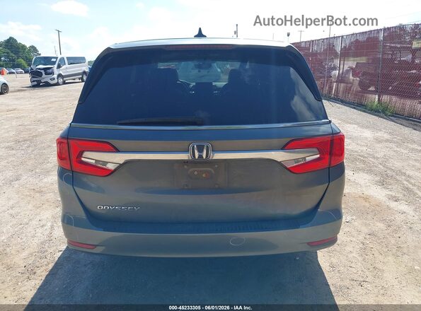 5FNRL6H74JB006647 2018 HONDA ODYSSEY Gray 