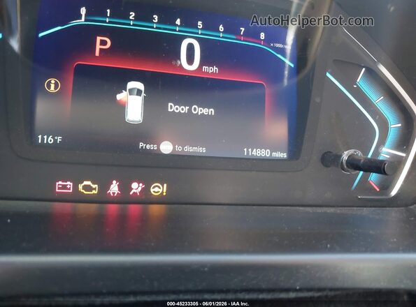 5FNRL6H74JB006647 2018 HONDA ODYSSEY Gray 