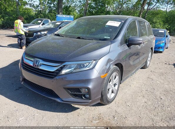 5FNRL6H74JB053385 2018 HONDA ODYSSEY Gray 
