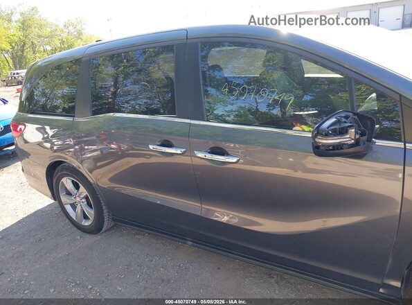 5FNRL6H74JB053385 2018 HONDA ODYSSEY Gray 