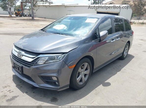 5FNRL6H74KB088350 2019 HONDA ODYSSEY Gray Vista tres cuartos delantera izquierda