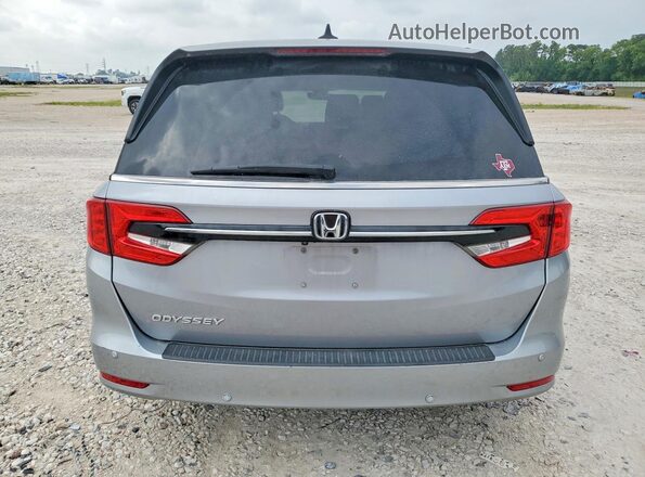 5FNRL6H74MB028927 2021 HONDA ODYSSEY Silver Vista trasera