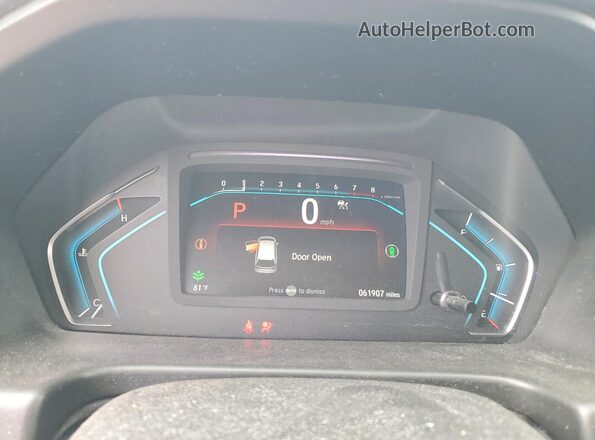 5FNRL6H74MB028927 2021 HONDA ODYSSEY Silver Vista del cuadro de instrumentos