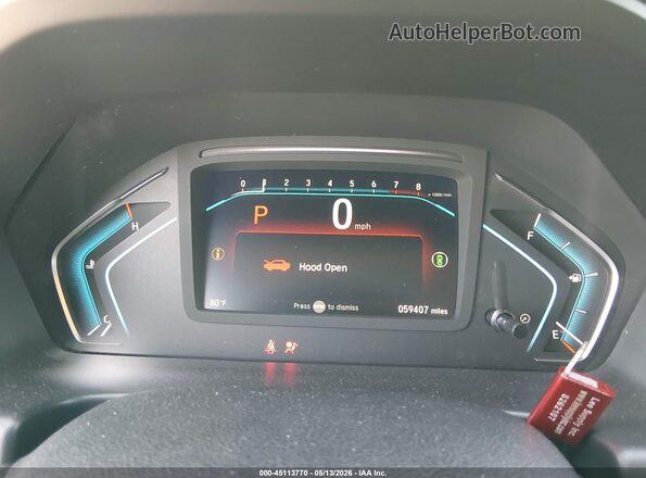 5FNRL6H74NB033787 2022 HONDA ODYSSEY Gray Widok tylnych siedzeń