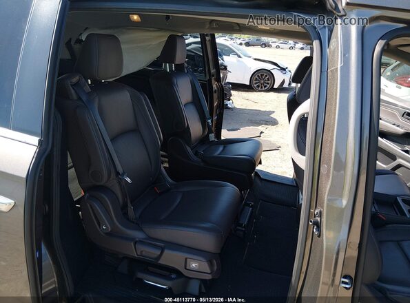 5FNRL6H74NB033787 2022 HONDA ODYSSEY Gray Widok naklejki z numerem VIN
