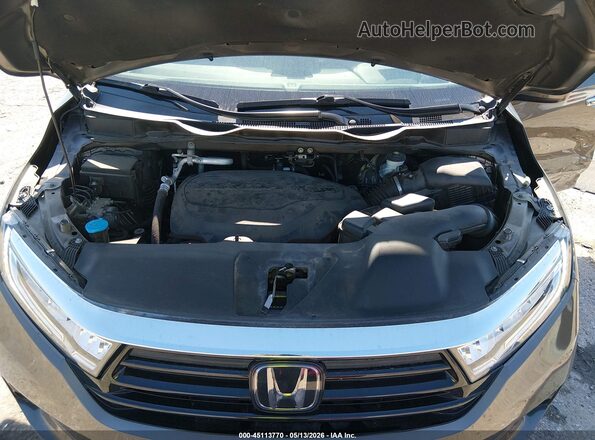 5FNRL6H74NB033787 2022 HONDA ODYSSEY Gray Widok z tyłu