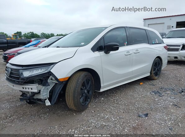 5FNRL6H74PB047210 2023 HONDA ODYSSEY White Առջևի ձախ երեք քառորդ տեսարան