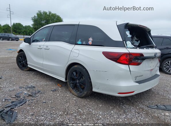 5FNRL6H74PB047210 2023 HONDA ODYSSEY White Հետևի ձախ