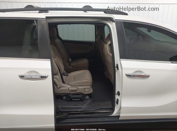 5FNRL6H75JB004647 2018 HONDA ODYSSEY White VIN კოდის სტიკერის ხედი