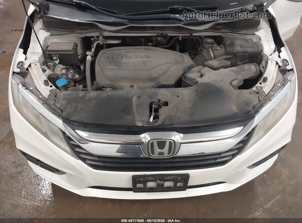 5FNRL6H75JB004647 2018 HONDA ODYSSEY White უკანა ხედი