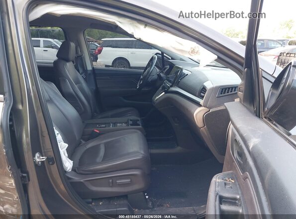 5FNRL6H75JB095340 2018 HONDA ODYSSEY Brown Սալոնի դիմացի տեսք
