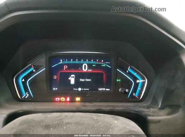 5FNRL6H75KB021692 2019 HONDA ODYSSEY White Հետևի նստատեղերի տեսք