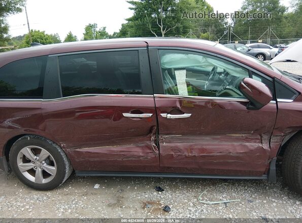 5FNRL6H75KB111358 2019 HONDA ODYSSEY Maroon Widok z przodu
