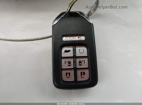5FNRL6H75KB111358 2019 HONDA ODYSSEY Maroon Widok deski rozdzielczej