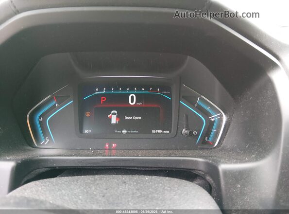 5FNRL6H75KB111358 2019 HONDA ODYSSEY Maroon Widok tylnych siedzeń